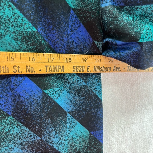 Adidas Towning 333 Soccer Futbol Jersey Mens Large Climalite Blue Green Trefoil - Picture 6 of 7